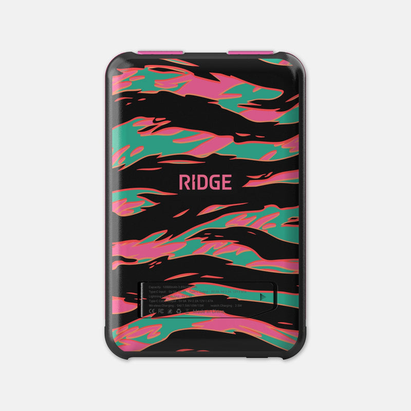 Ridge Power Bank - 10k mAh Bundle - Neon Tiger - 2-Pack