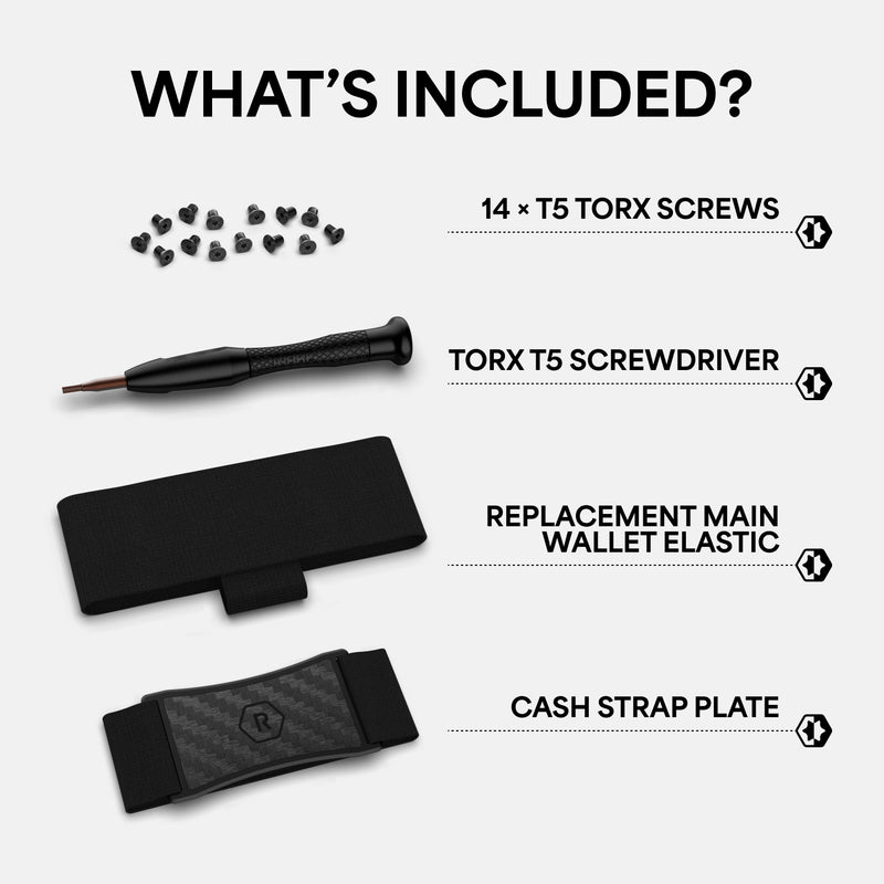 Cash Strap Set - Carbon Fiber 3K