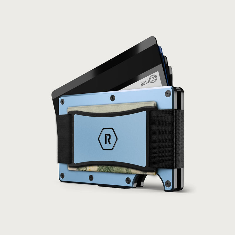Ridge Wallet for MagSafe + Power Bank - Glacier + Matte Black
