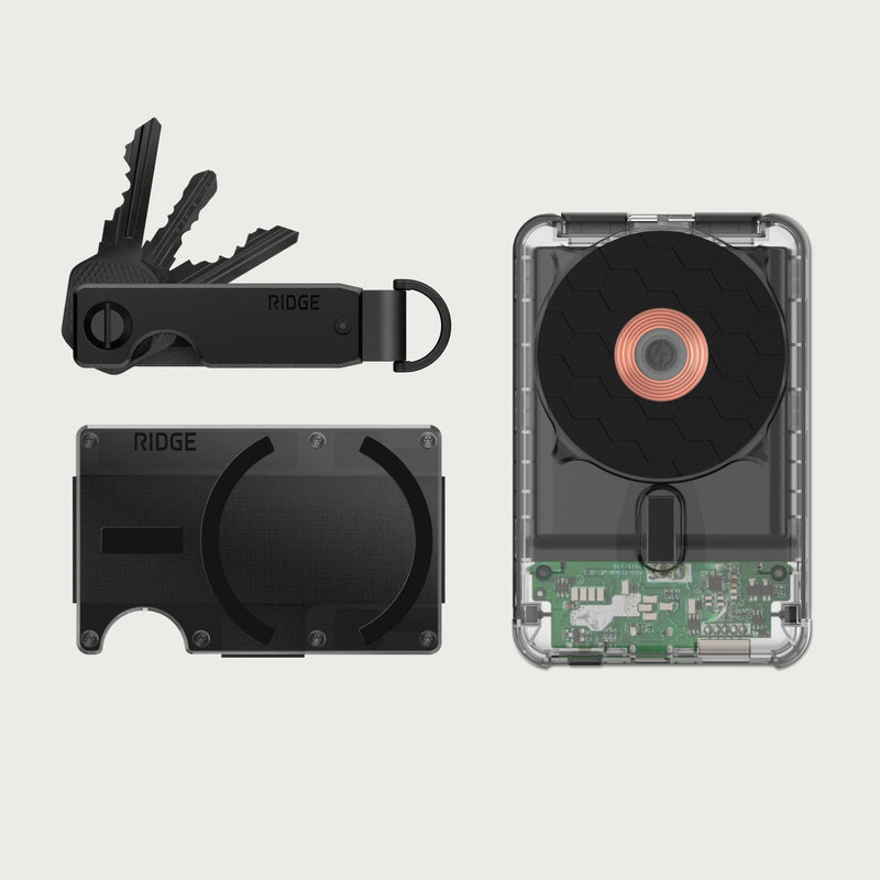 Ridge Wallet for MagSafe + Power Bank + KeyCase - Phantom